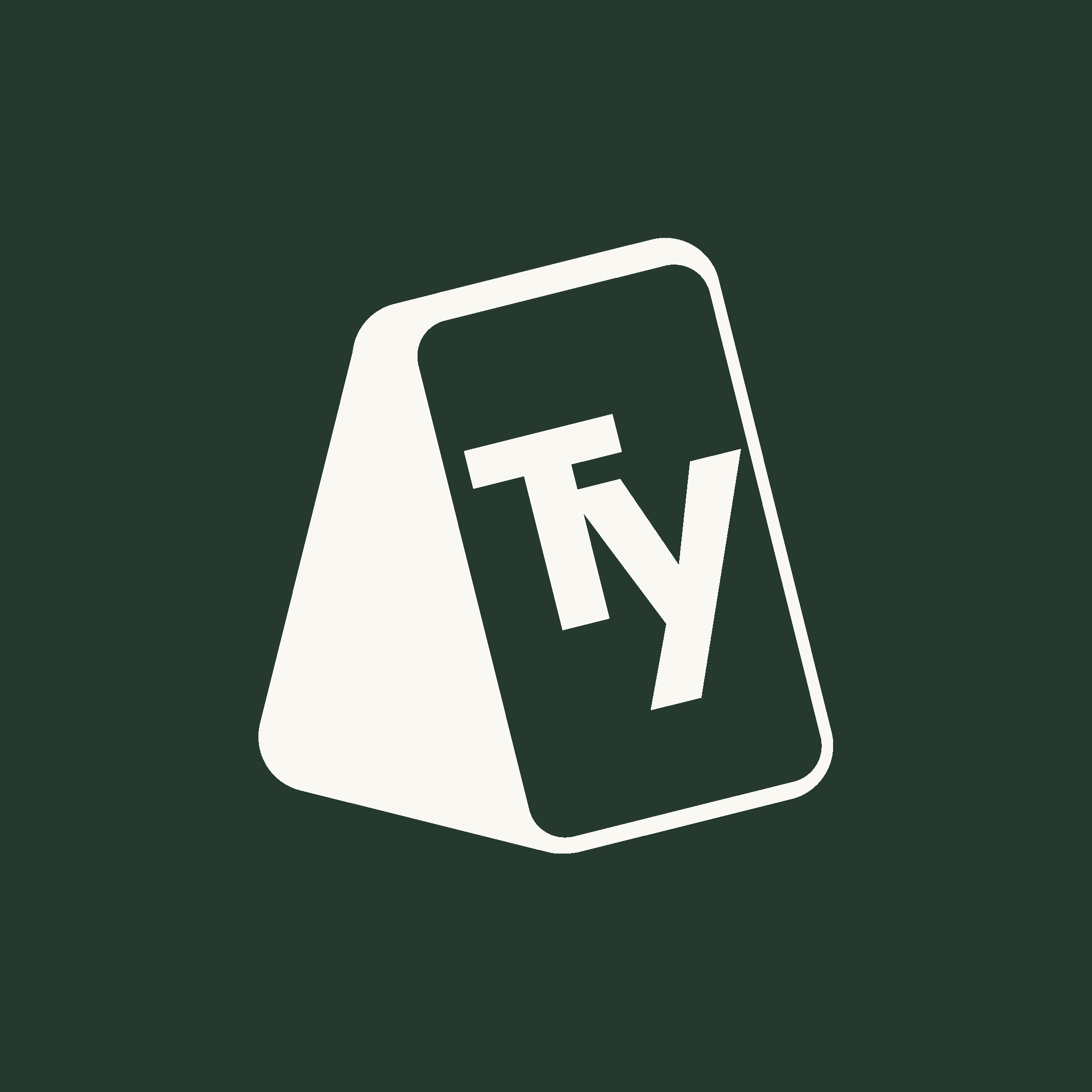 Trustyify Icon – minimalistisches Logo für digitale Bewertungsaufsteller mit QR- und NFC-Technologie